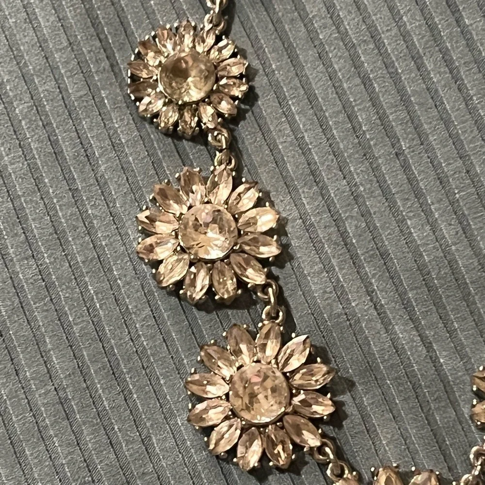 Kate Spade Estate Garden Rhinestone Statement Bib Necklace